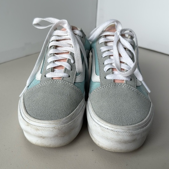 Vans Old Skool Pastel Colorblock Platform Shoes - Picture 7 of 16
